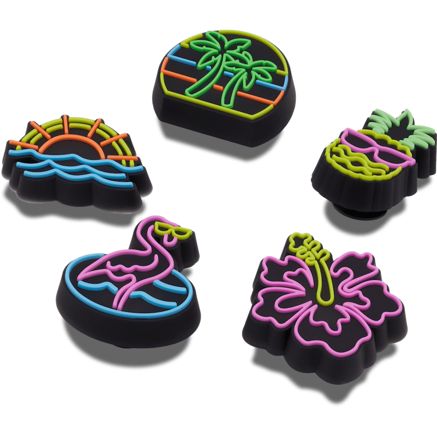 Women|Men|Jibbitz™ Charms Lights Up Neon 5 Pack Jibbitz™ charms | Crocs Near me