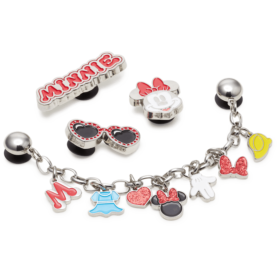 Women|Men|Kids|Jibbitz™ Charms Minnie Mouse 5 Pack Jibbitz™ charms | Crocs