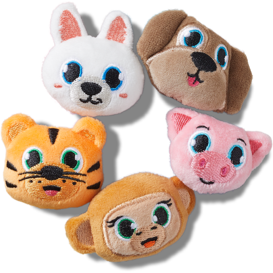 Women|Men|Jibbitz™ Charms Fuzzy Animal 5 Pack Jibbitz™ charms | Crocs Discount