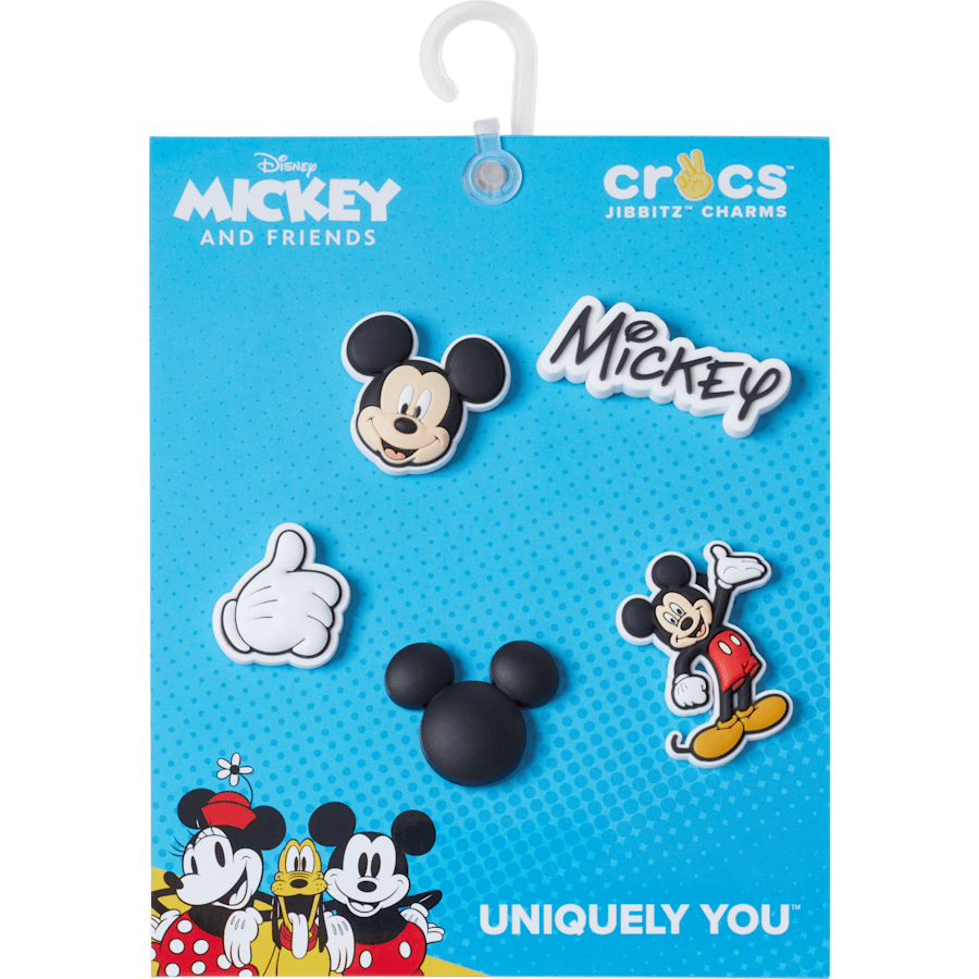 Women|Men|Kids|Jibbitz™ Charms Disney Mickey 5 Pack Jibbitz™ charms | Crocs Online