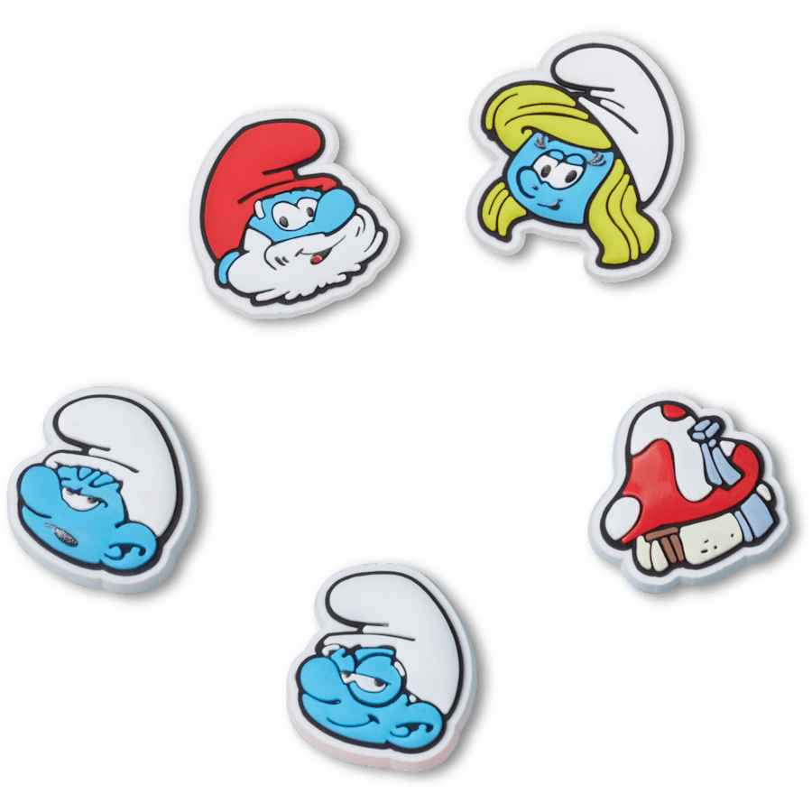 Women|Men|Kids|Jibbitz™ Charms Smurfs 5 Pack Jibbitz™ charms | Crocs Outlet