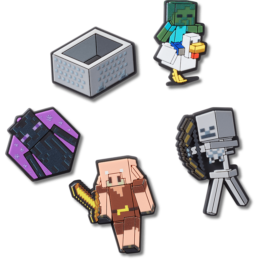 Women|Men|Kids|Jibbitz™ Charms Minecraft 5 Pack Jibbitz™ charms | Crocs