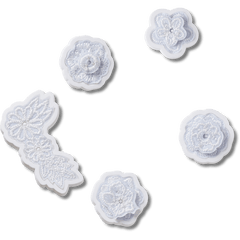 Women|Men|Jibbitz™ Charms White Elegant Floral 5 Pack Jibbitz™ charms | Crocs Online