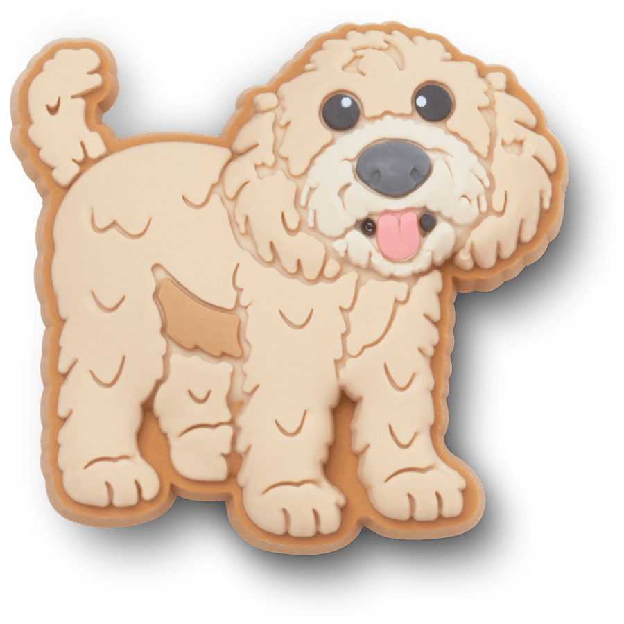 Women|Men|Jibbitz™ Charms b'Golden Doodle Puppy Jibbitz Shoe Charm' | Crocs On sale