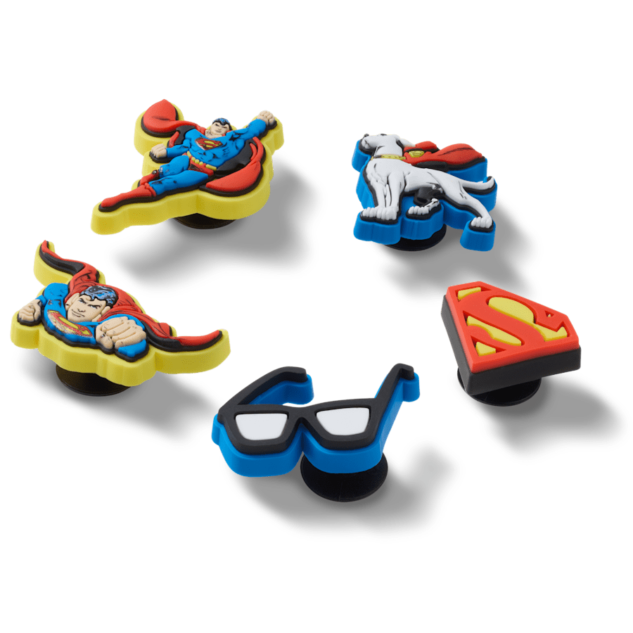 Women|Men|Kids|Jibbitz™ Charms Superman 5 Pck Jibbitz™ charms | Crocs Discount