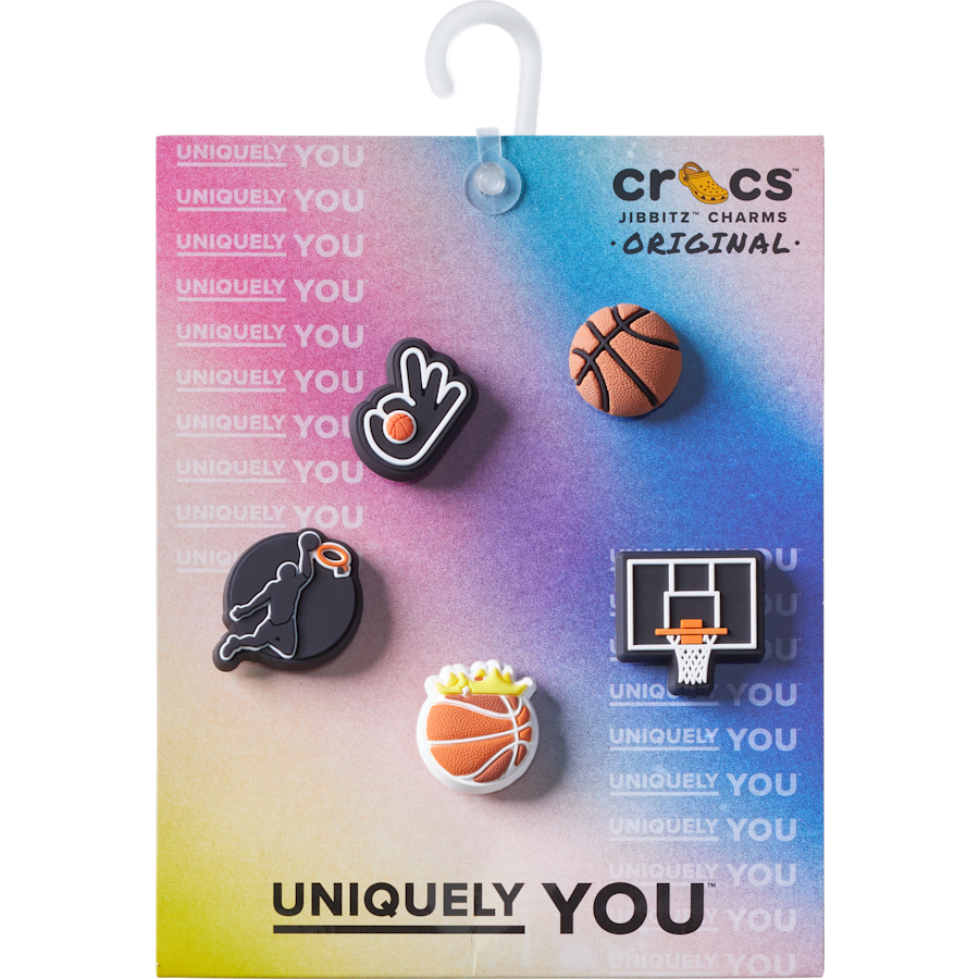 Women|Men|Jibbitz™ Charms Basketball Team 5 Pack Jibbitz™ charms | Crocs Sale