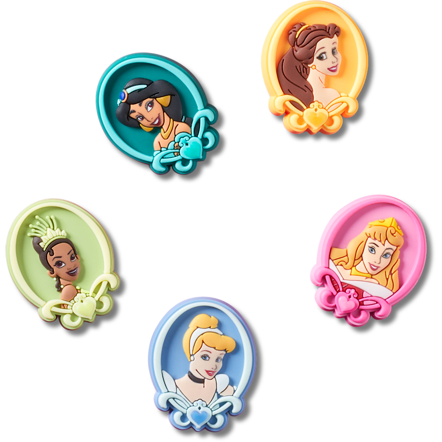Women|Men|Kids|Jibbitz™ Charms Disney Princess 5 Pack Jibbitz™ charms | Crocs us