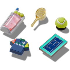 Women|Men|Jibbitz™ Charms Day at The Tennis Court 5 Pack Jibbitz™ charms | Crocs On sale