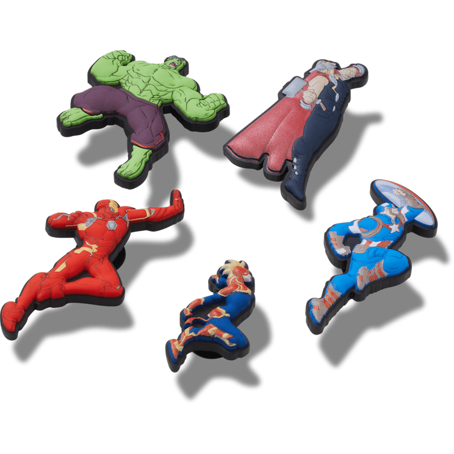Women|Men|Kids|Jibbitz™ Charms Avengers Heroes 5PCk Jibbitz™ charms | Crocs Near me