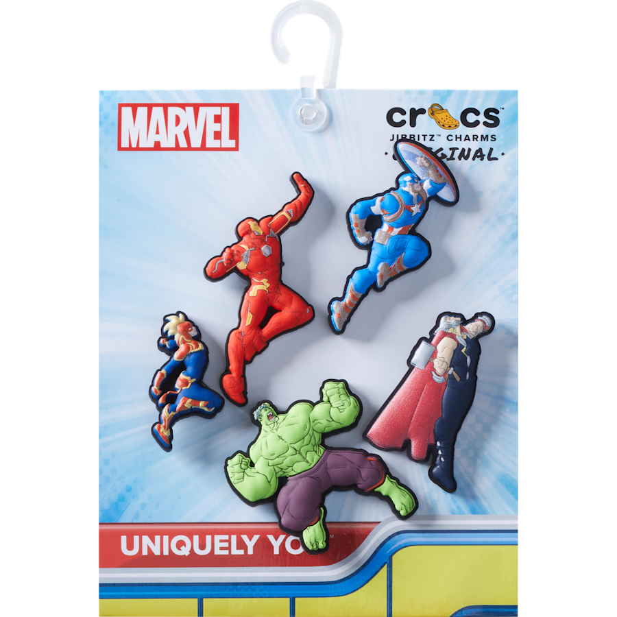 Women|Men|Kids|Jibbitz™ Charms Avengers Heroes 5PCk Jibbitz™ charms | Crocs Near me