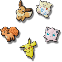 Women|Men|Jibbitz™ Charms Pokemon Character 5 Pck Jibbitz™ charms | Crocs us