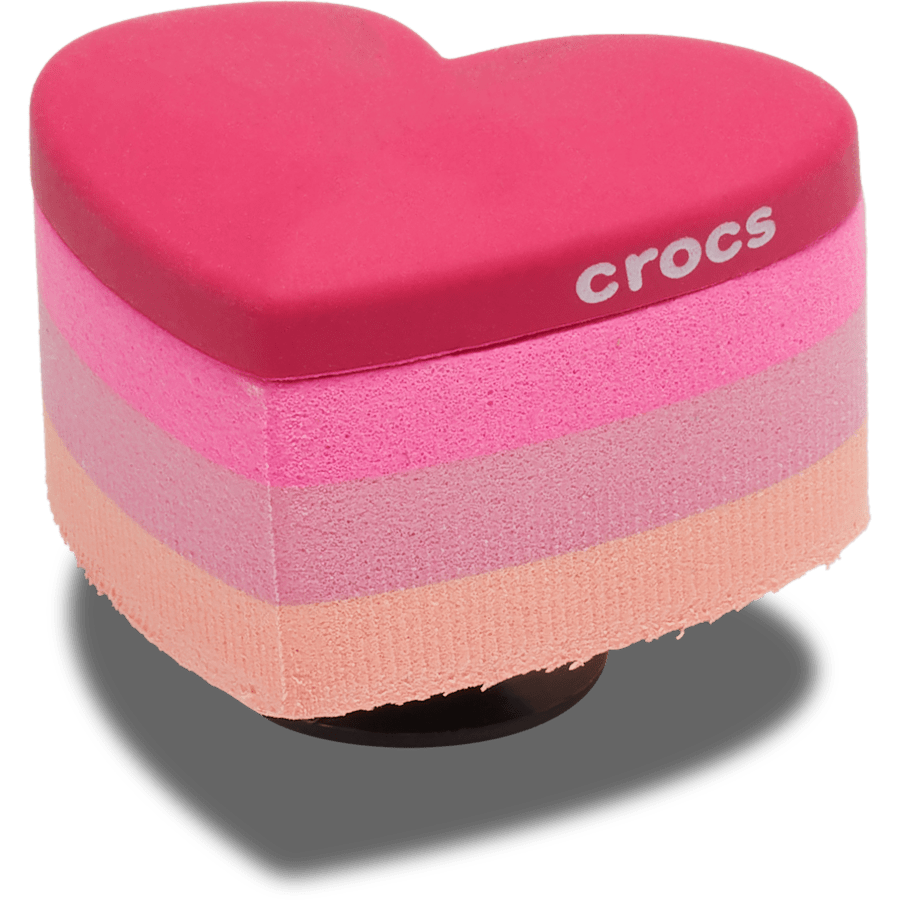 Women|Men|Jibbitz™ Charms Stacked Pink Heart Jibbitz™ charms | Crocs Outlet