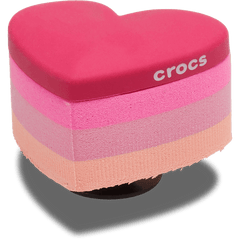 Women|Men|Jibbitz™ Charms Stacked Pink Heart Jibbitz™ charms | Crocs Outlet