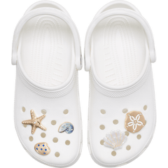 Women|Men|Jibbitz™ Charms Gold Seashell 5 Pack Jibbitz™ charms | Crocs us