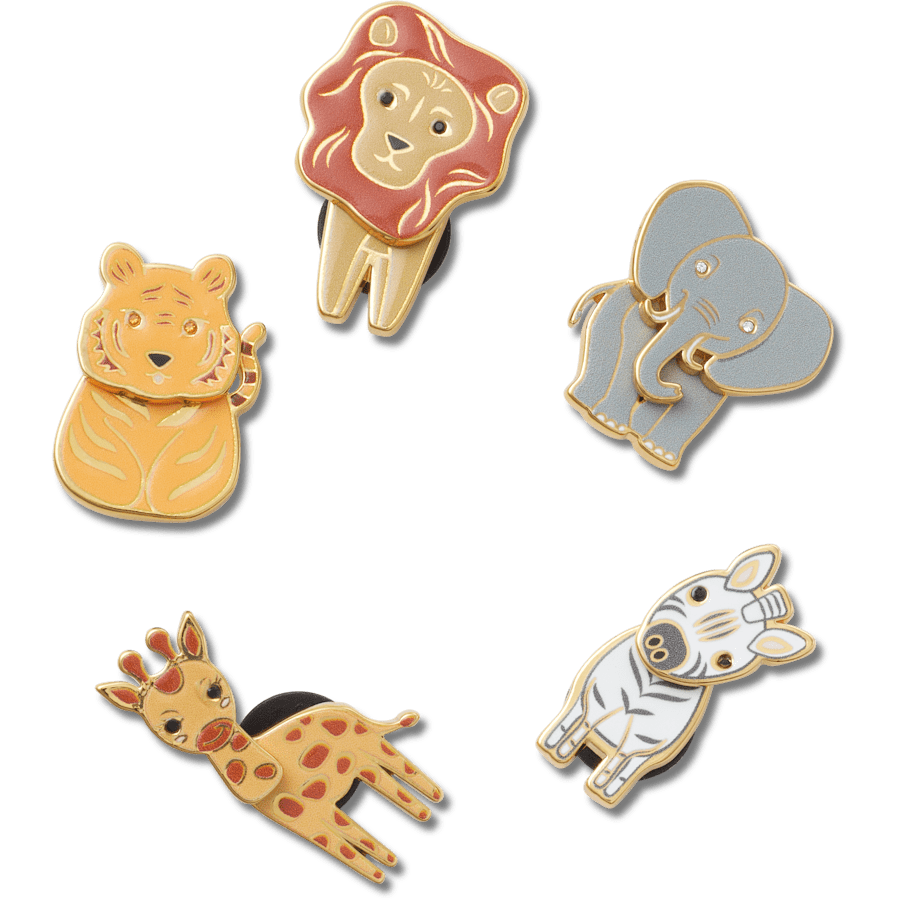 Women|Men|Jibbitz™ Charms Enamel Safari 5 Pack Jibbitz™ charms | Crocs