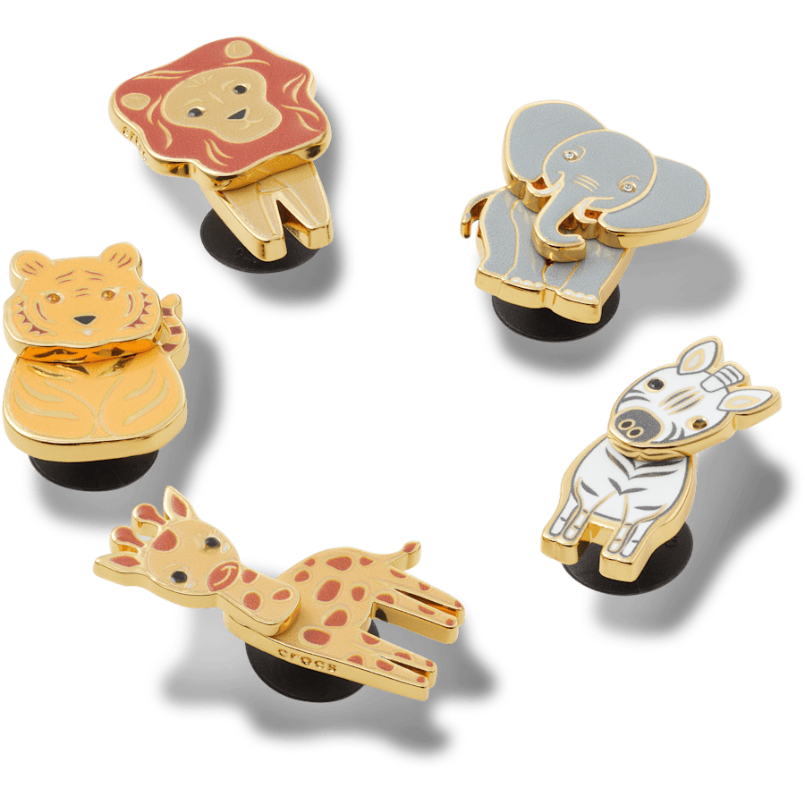 Women|Men|Jibbitz™ Charms Enamel Safari 5 Pack Jibbitz™ charms | Crocs