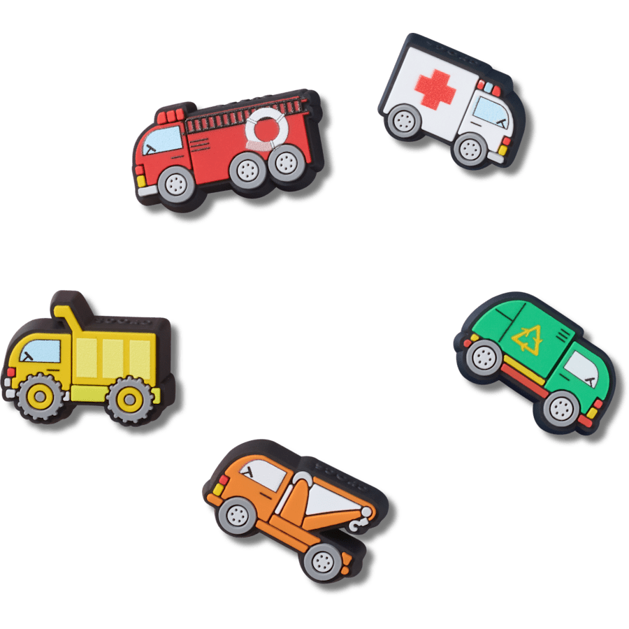 Women|Men|Jibbitz™ Charms Tiny Work Trucks 5 Pack Jibbitz™ charms | Crocs For sale