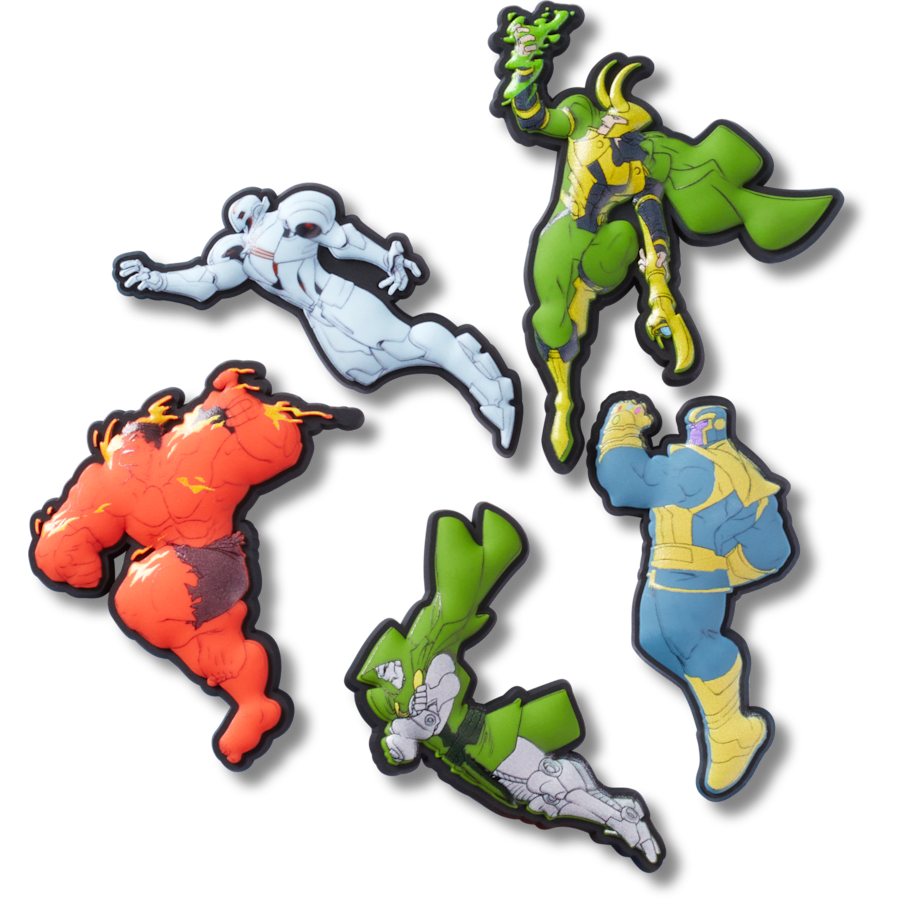 Women|Men|Kids|Jibbitz™ Charms Avengers Villains 5Pck Jibbitz™ charms | Crocs Online