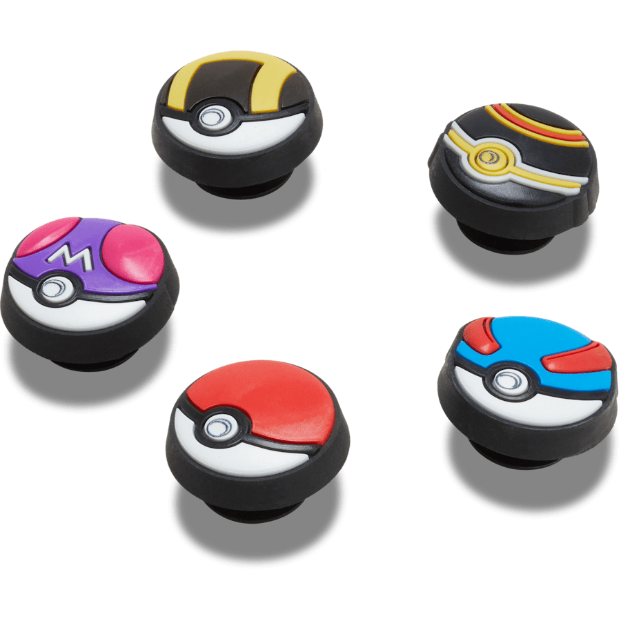Women|Men|Kids|Jibbitz™ Charms Poke Ball 5 Pack Jibbitz™ charms | Crocs us