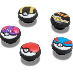 Women|Men|Kids|Jibbitz™ Charms Poke Ball 5 Pack Jibbitz™ charms | Crocs us