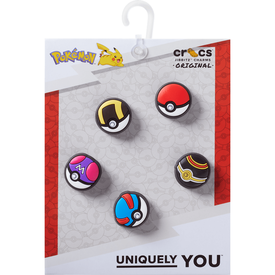 Women|Men|Kids|Jibbitz™ Charms Poke Ball 5 Pack Jibbitz™ charms | Crocs us
