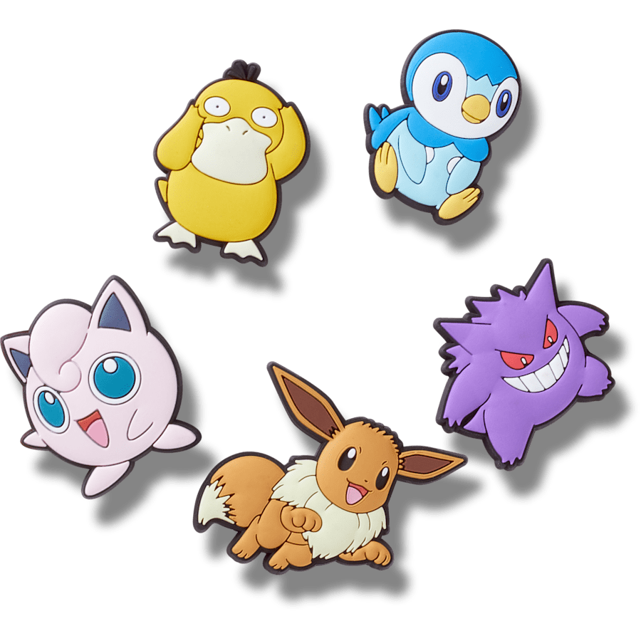 Women|Men|Jibbitz™ Charms Pokemon Assrtd 5 Pck Jibbitz™ charms | Crocs Online