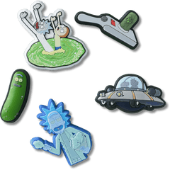 Women|Men|Jibbitz™ Charms Rick and Morty 5 Pack Jibbitz™ charms | Crocs Online