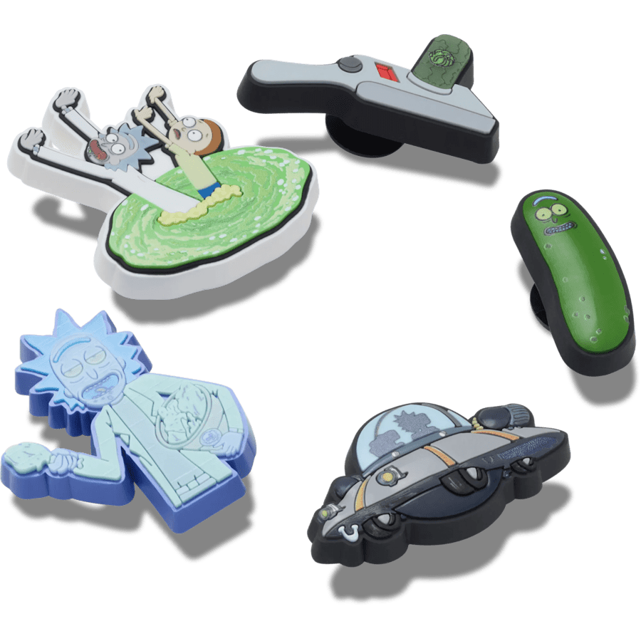Women|Men|Jibbitz™ Charms Rick and Morty 5 Pack Jibbitz™ charms | Crocs Online