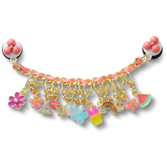 Women|Men|Kids|Jibbitz™ Charms Pink Adjustable Charm Chain Jibbitz™ charms | Crocs For sale
