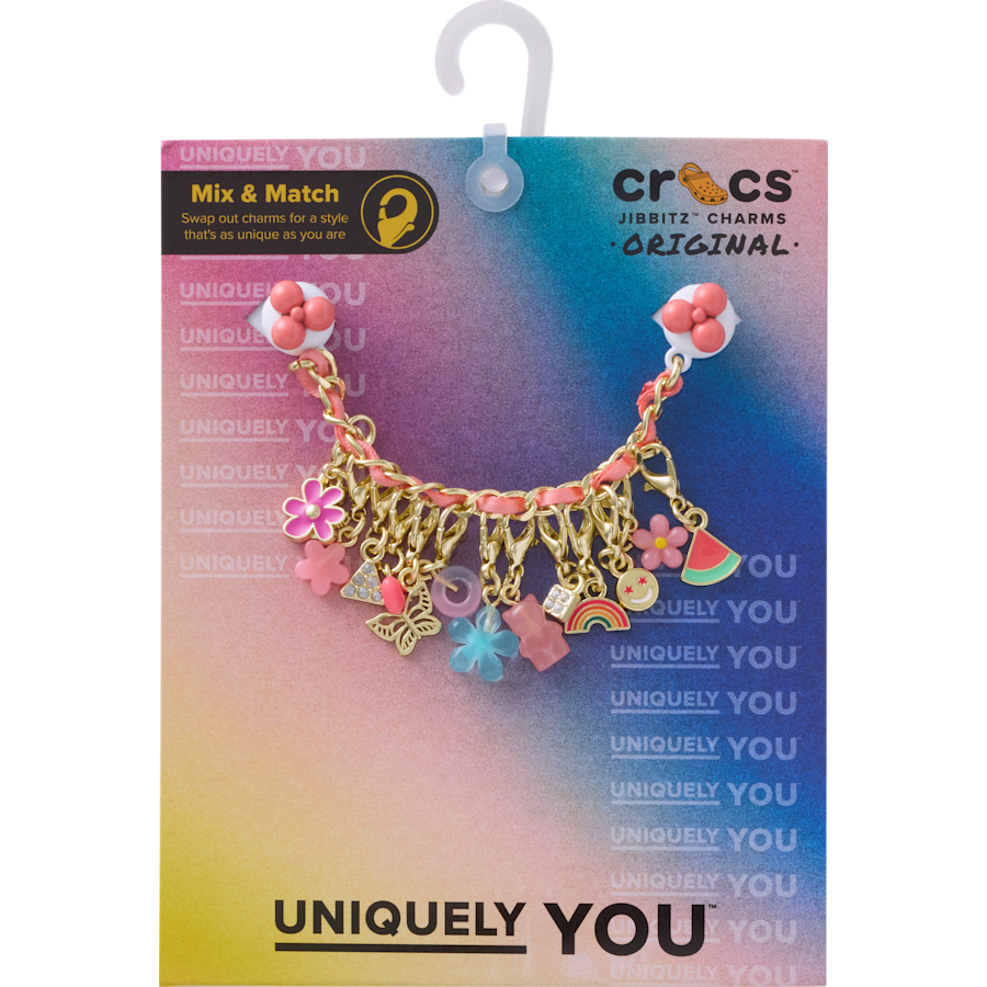 Women|Men|Kids|Jibbitz™ Charms Pink Adjustable Charm Chain Jibbitz™ charms | Crocs For sale