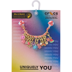 Women|Men|Kids|Jibbitz™ Charms Pink Adjustable Charm Chain Jibbitz™ charms | Crocs For sale