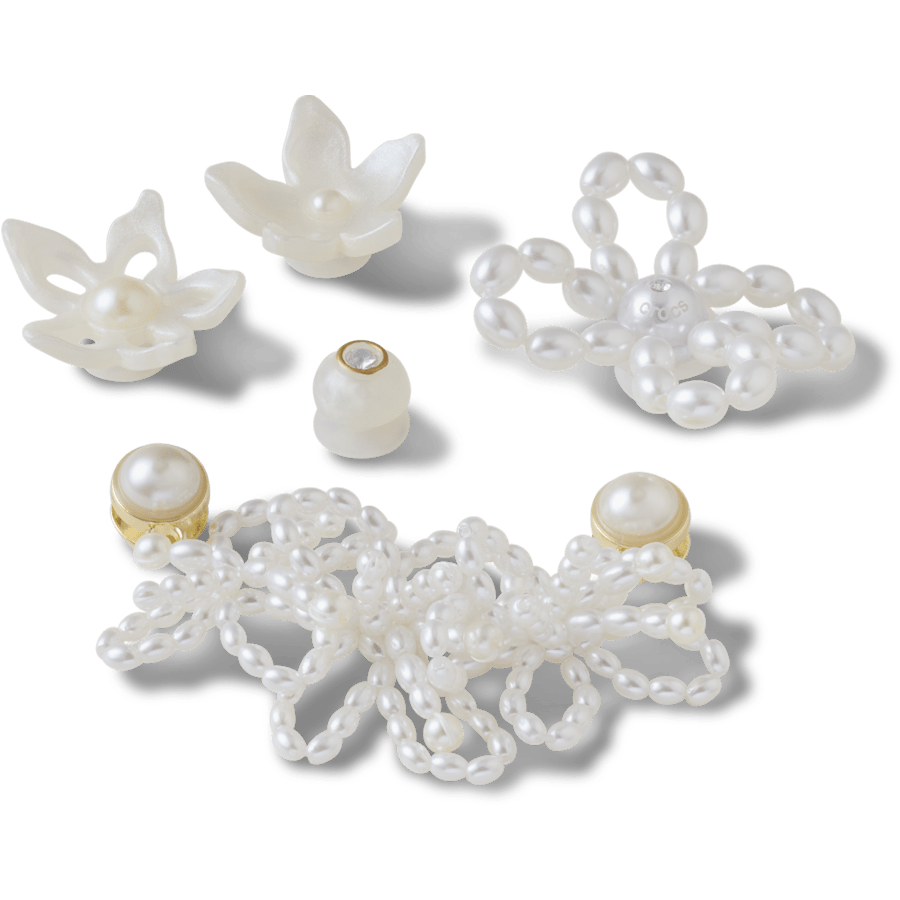 Women|Men|Jibbitz™ Charms White Pearl Beaded 5 Pack Jibbitz™ charms | Crocs Discount