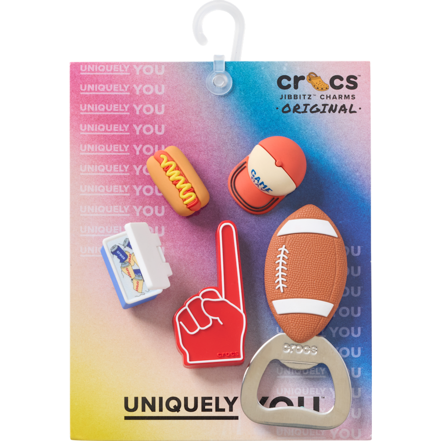 Women|Men|Jibbitz™ Charms Tailgate 5 Pack Jibbitz™ charms | Crocs Near me