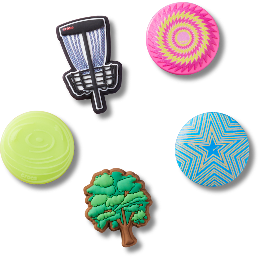 Women|Men|Jibbitz™ Charms Disc Golf 5 Pack Jibbitz™ charms | Crocs Outlet