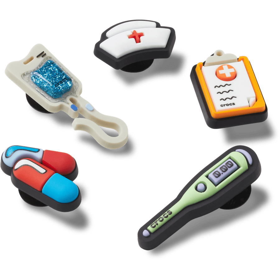 Women|Men|Jibbitz™ Charms|Crocs at Work™ Healthcare 5 Pack Jibbitz™ charms | Crocs On sale