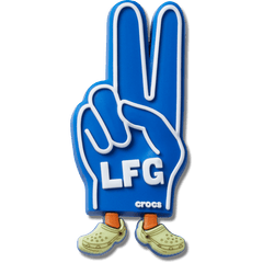 Women|Men|Jibbitz™ Charms LFG Foam Peace Sign Jibbitz™ charms | Crocs Outlet
