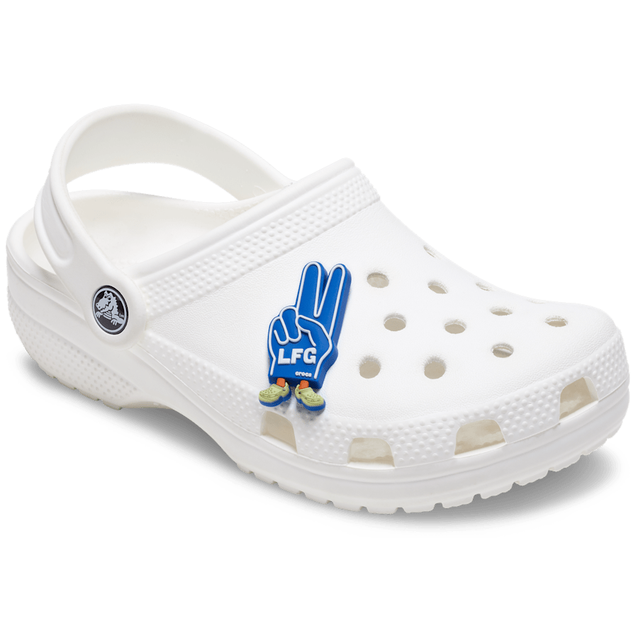 Women|Men|Jibbitz™ Charms LFG Foam Peace Sign Jibbitz™ charms | Crocs Outlet