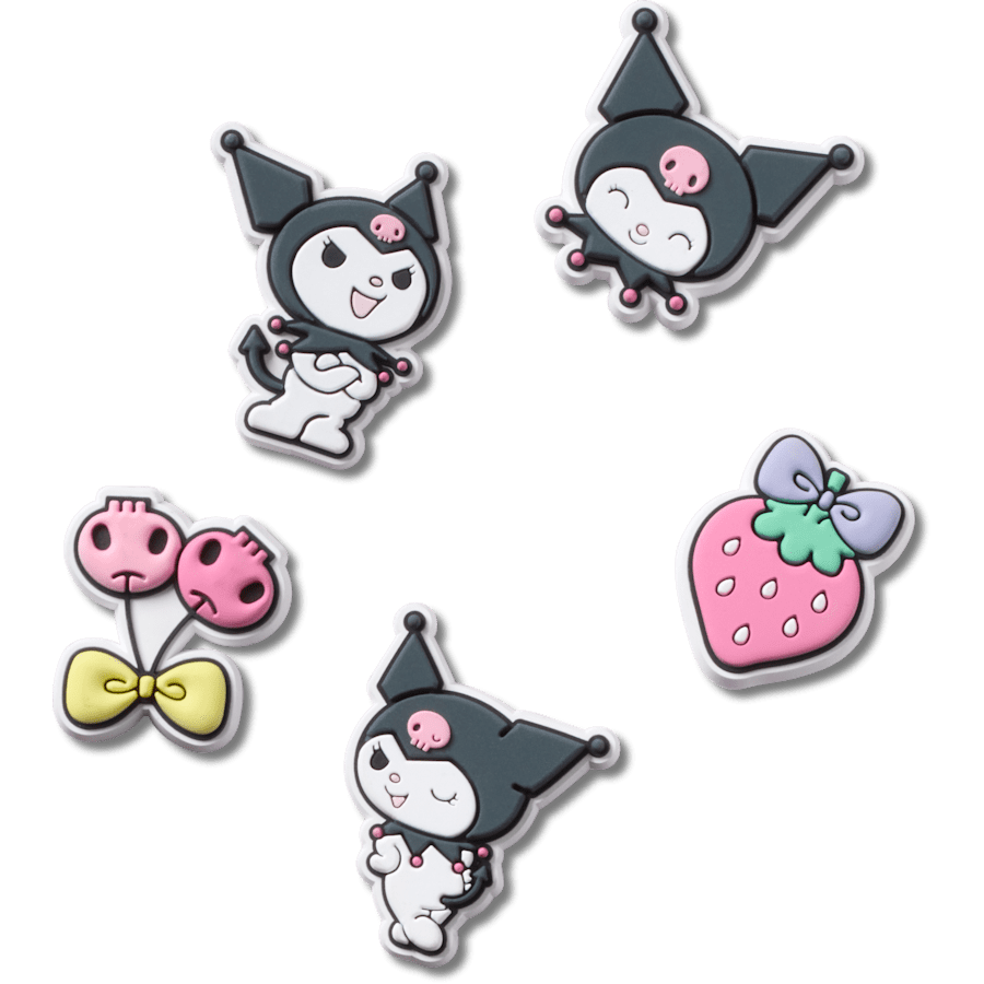 Women|Men|Kids|Jibbitz™ Charms Sanrio Kuromi 5 Pack Jibbitz™ charms | Crocs Outlet