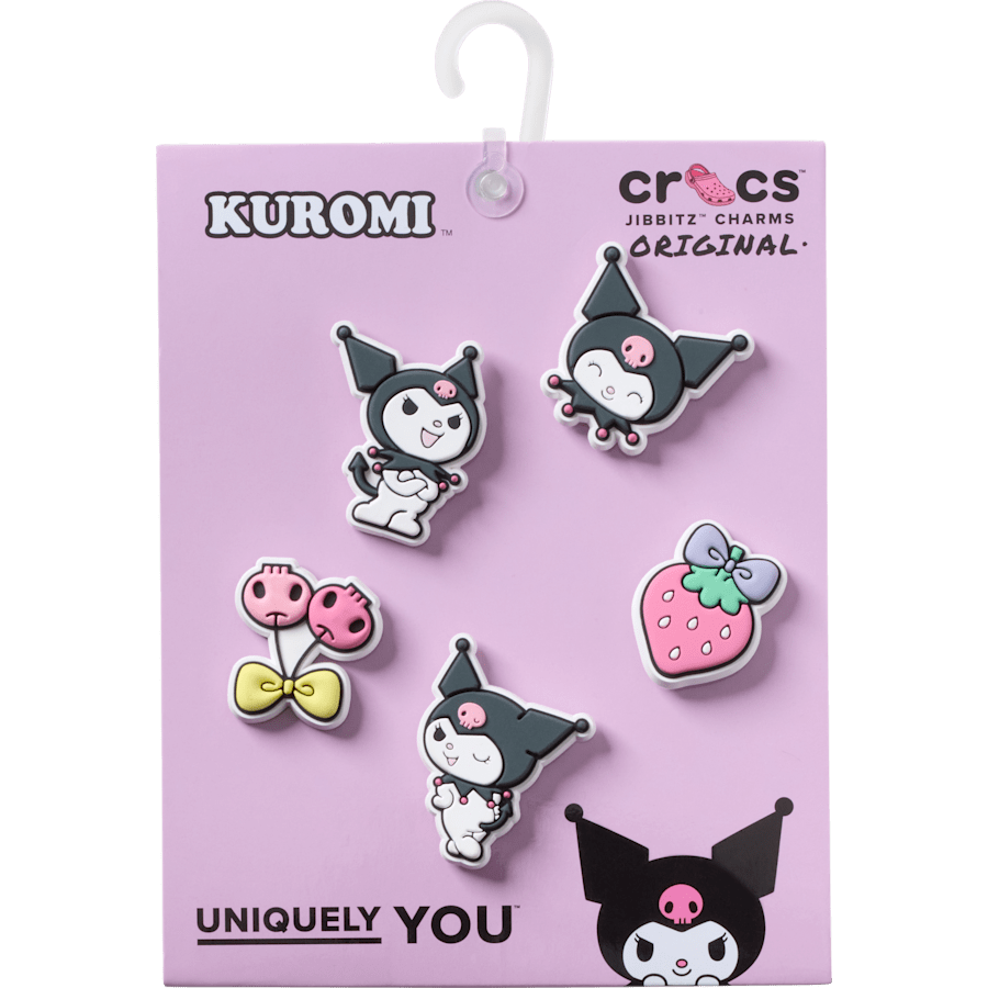 Women|Men|Kids|Jibbitz™ Charms Sanrio Kuromi 5 Pack Jibbitz™ charms | Crocs Outlet