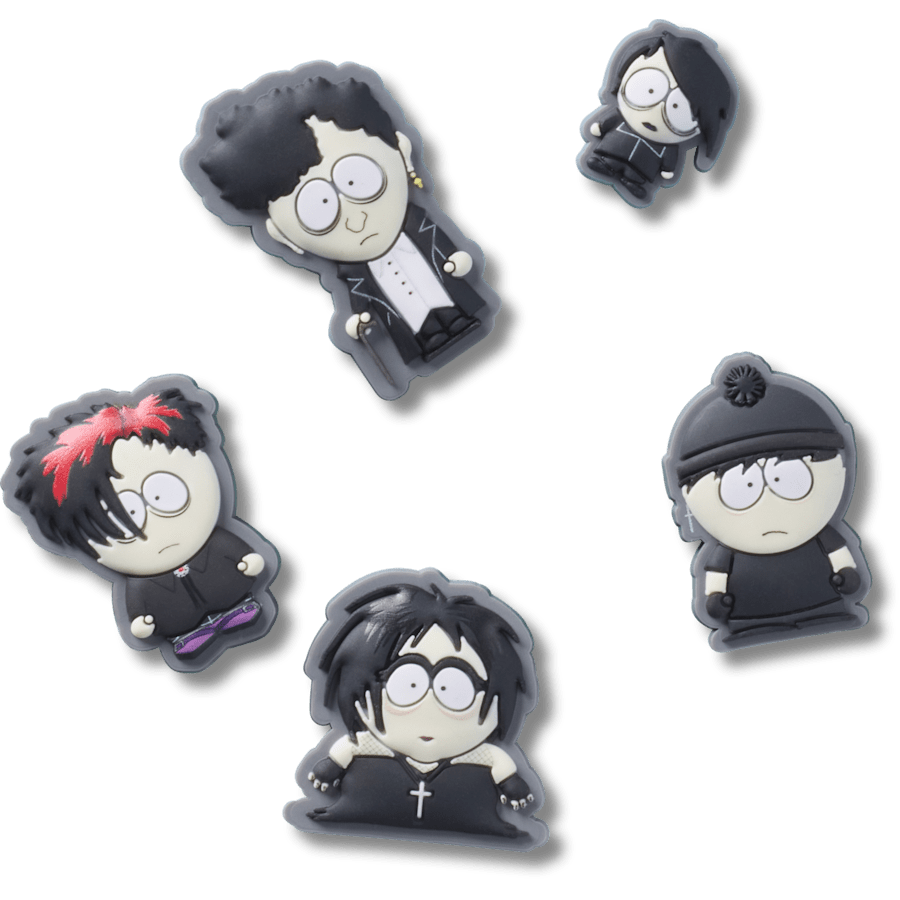 Women|Men|Kids|Jibbitz™ Charms South Park Goth Kids 5 Pack Jibbitz Shoe Charm | Crocs Near me