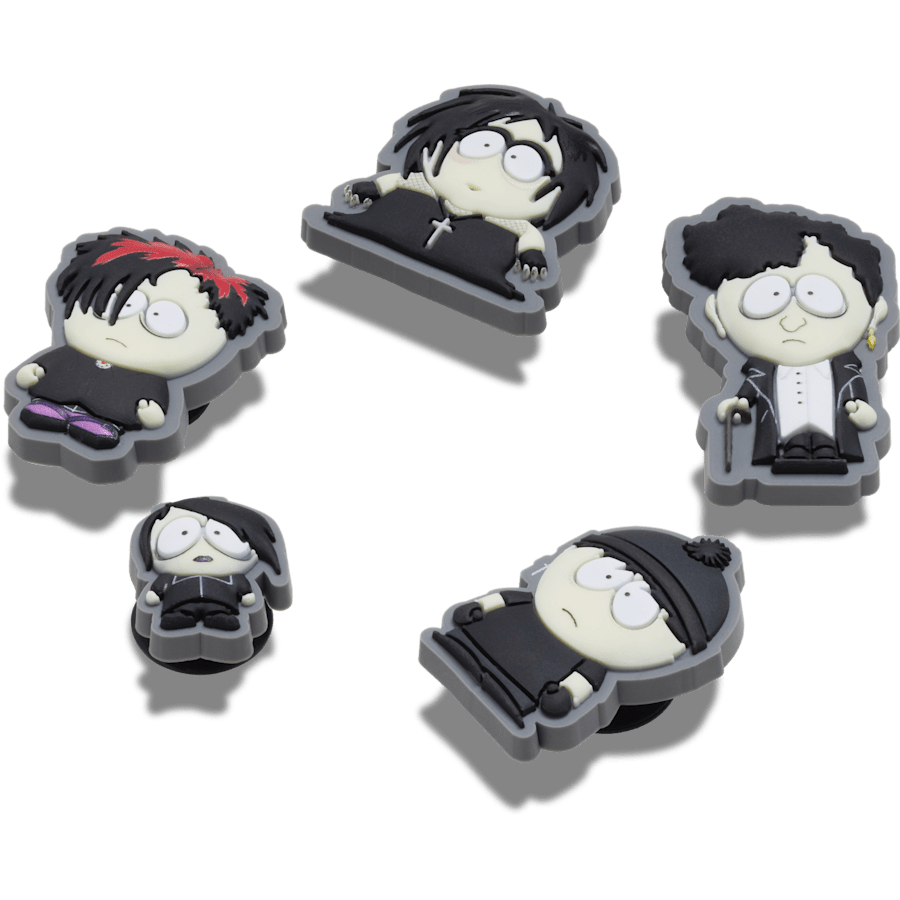 Women|Men|Kids|Jibbitz™ Charms South Park Goth Kids 5 Pack Jibbitz Shoe Charm | Crocs Near me