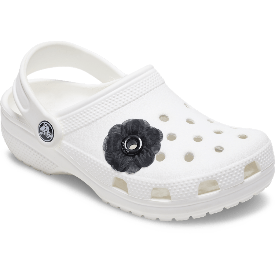 Women|Men|Jibbitz™ Charms Black Chiffon Grommet Jibbitz™ charms | Crocs Discount