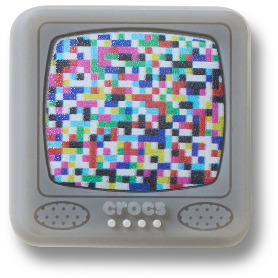 Women|Men|Jibbitz™ Charms Lights Up Pixelated TV Jibbitz™ charms | Crocs us
