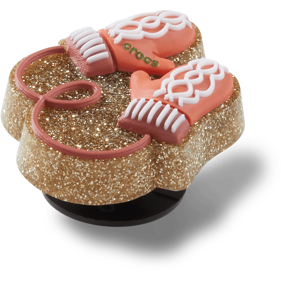 Women|Men Glitter Pink Mittens Jibbitz™ charms | Crocs On sale