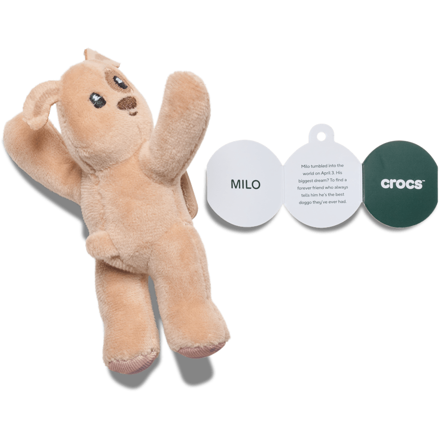Women|Men|Kids|Jibbitz™ Charms Huggitz Brown Puppy Jibbitz Shoe Charm | Crocs Outlet