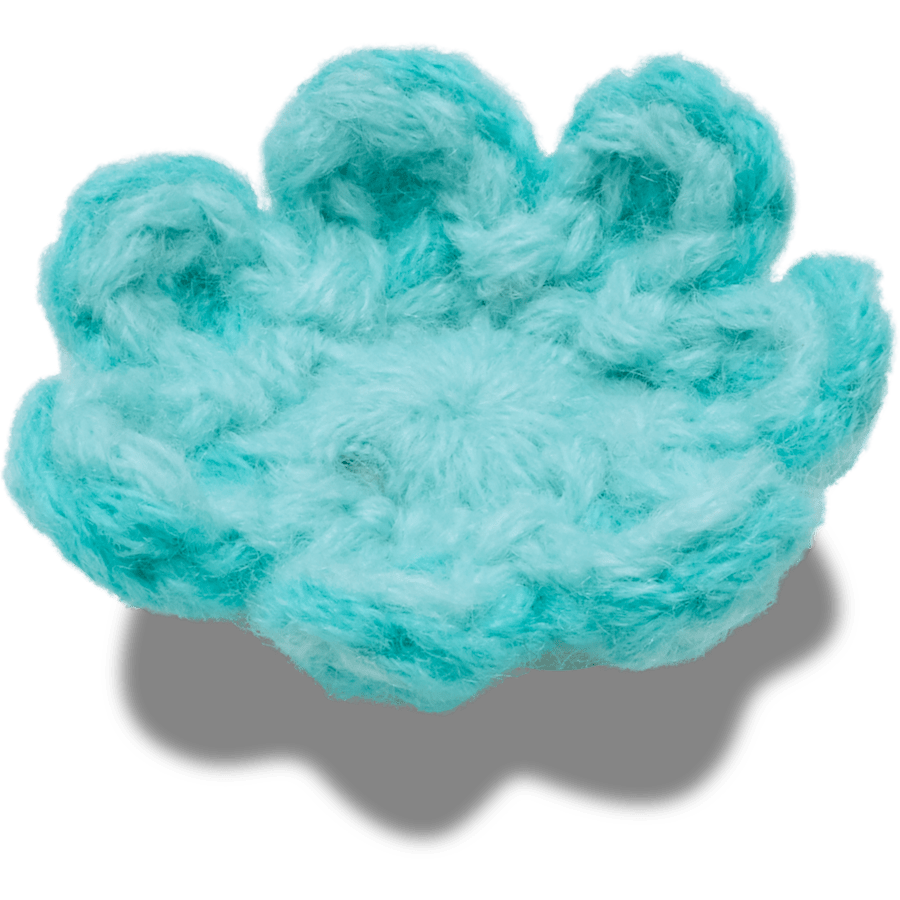 Women|Men Crochet Blue Flower Jibbitz™ charms | Crocs