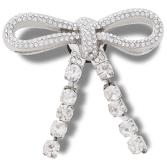Women|Men|Jibbitz™ Charms Silver Gem Bow Jibbitz™ charms | Crocs Online
