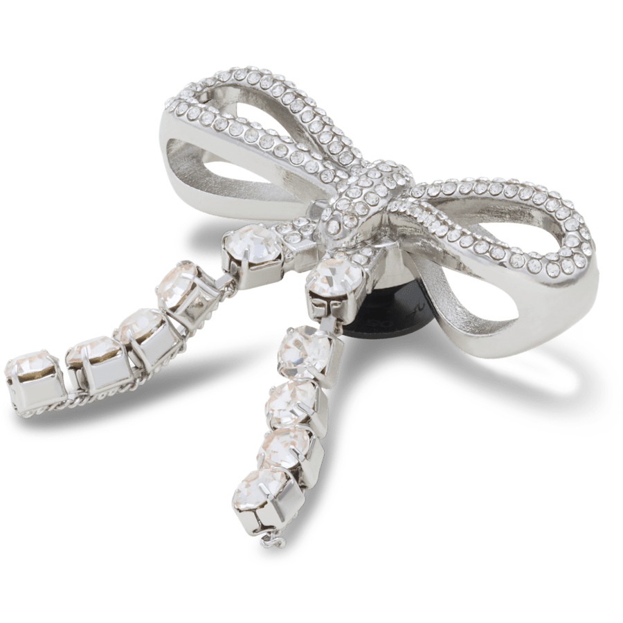 Women|Men|Jibbitz™ Charms Silver Gem Bow Jibbitz™ charms | Crocs Online