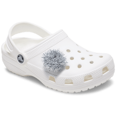Women|Men|Jibbitz™ Charms Silver Tinsel Pom Jibbitz™ charms | Crocs
