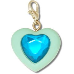 Women|Men|Kids|Jibbitz™ Charms Blue Heart Sim Gem Charm Jibbitz Shoe Charm | Crocs Sale